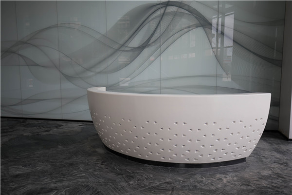 金沙城展示中心GRG圓柱、吧臺(tái)